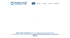 Desktop Screenshot of pacificcoastcleaning.com